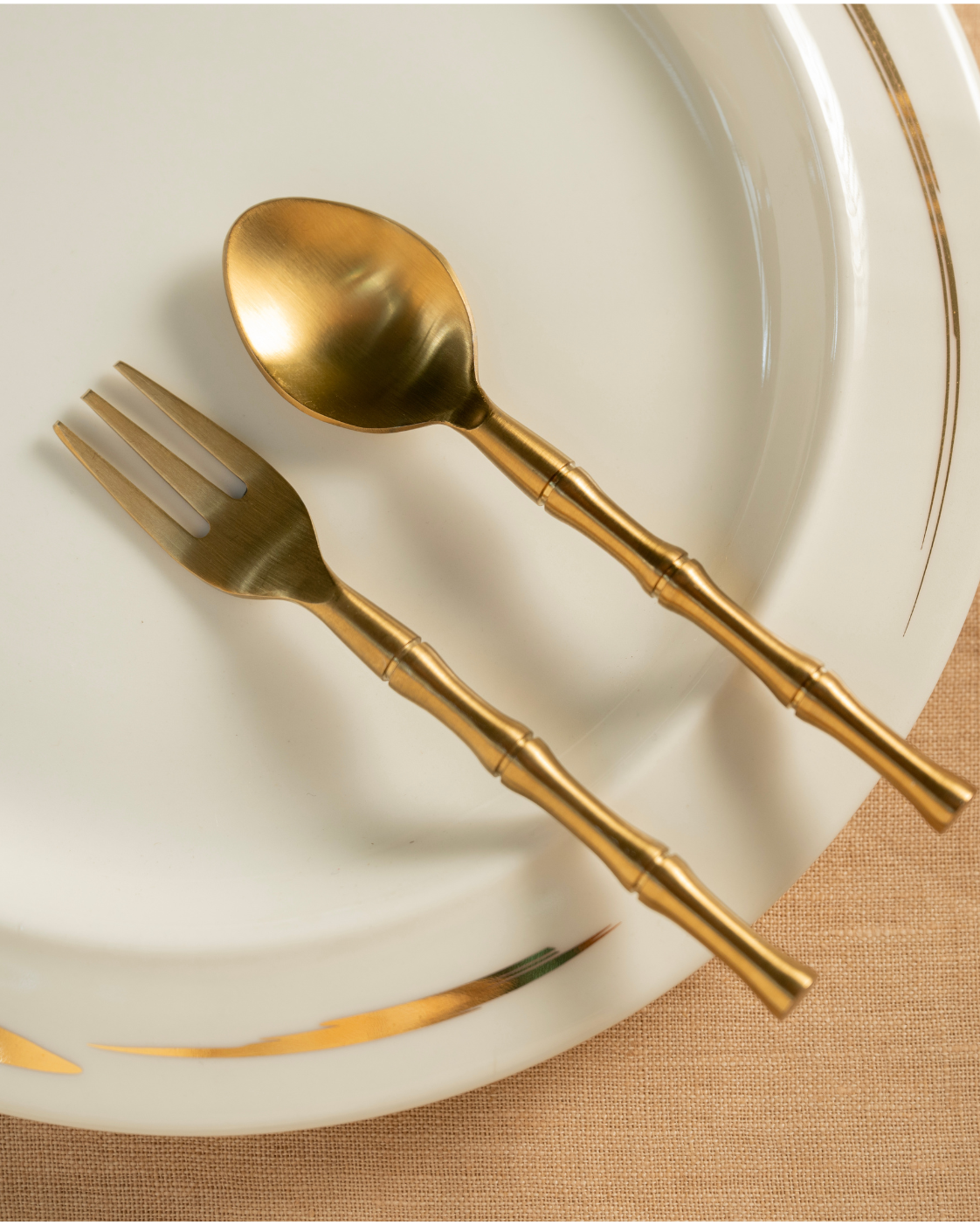 Bamboo Gold Dinner Spoon