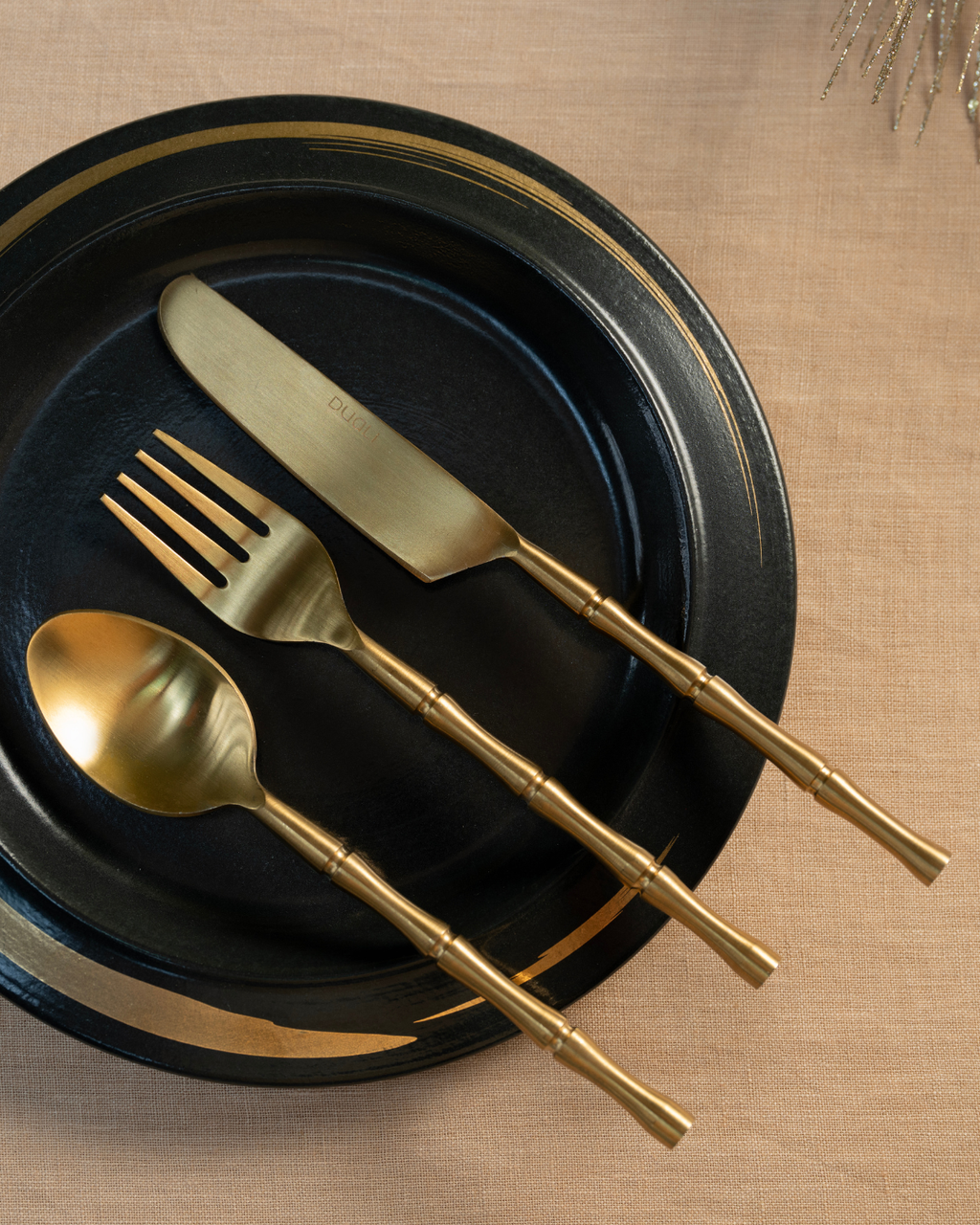 Bamboo Gold Dinner Knife