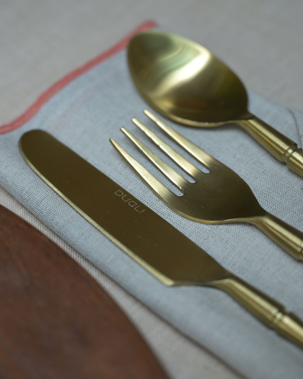 Bamboo Gold Dinner Knife